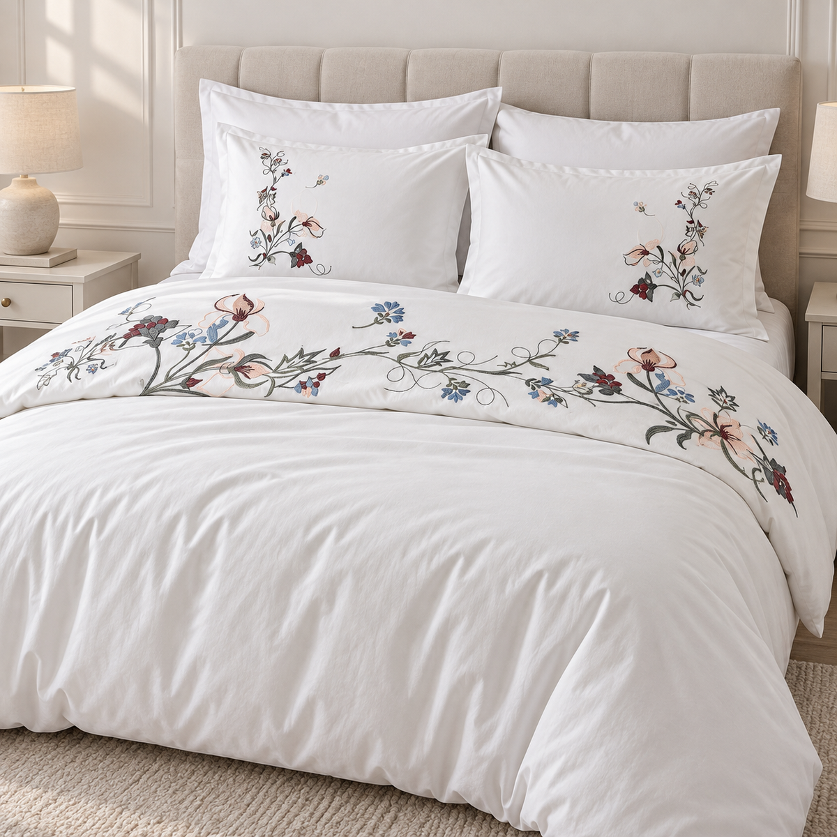 Lilya Home Noris Nakışlı Çift Kişilik Nevresim Takımı - 1