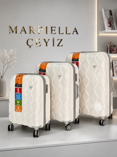 Marpiella 3'lü Lüks Valiz Seti
