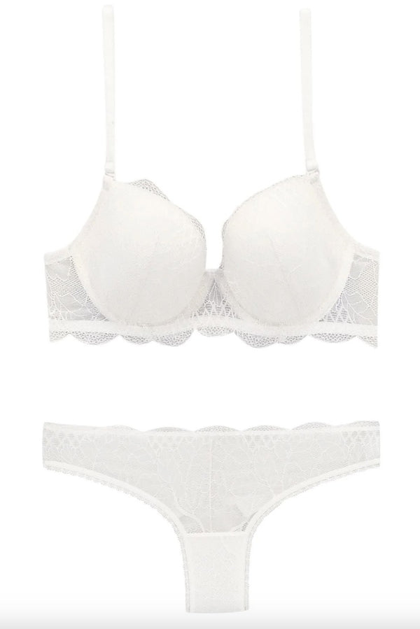 Pierre Cardin Pisa Push Up Dolgulu Dantelli Straplez Fantezi İç Çamaşır Takımı