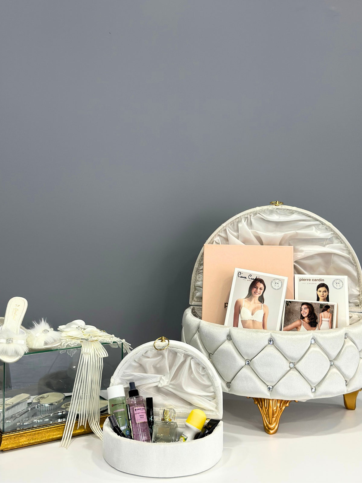 Merli Ekonomik Gelin Çeyiz Seti Beyaz - 24