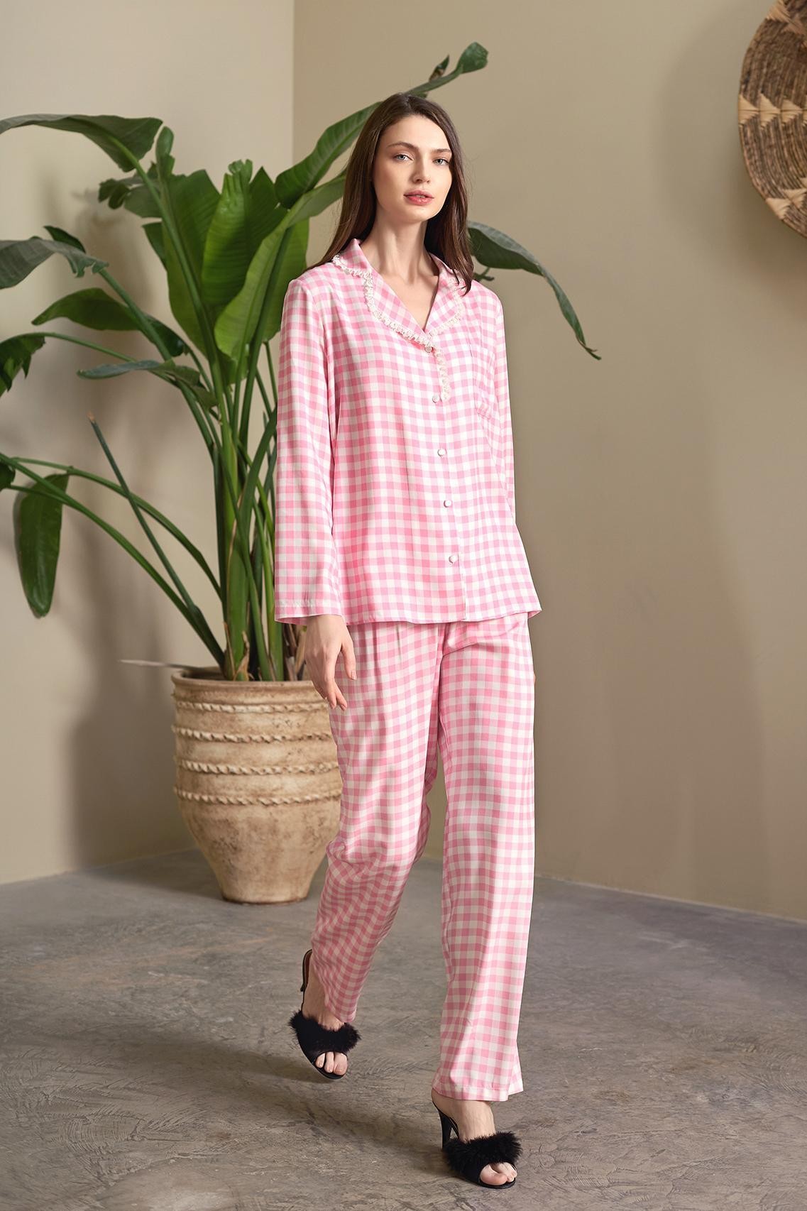 OYSOFT Pötikare Kadın Pijama Takımı - 9
