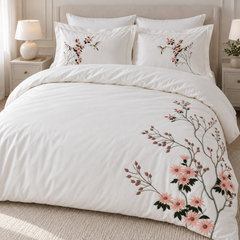 Lilya Home Feliciate Nakışlı Çift Kişilik Nevresim Takımı