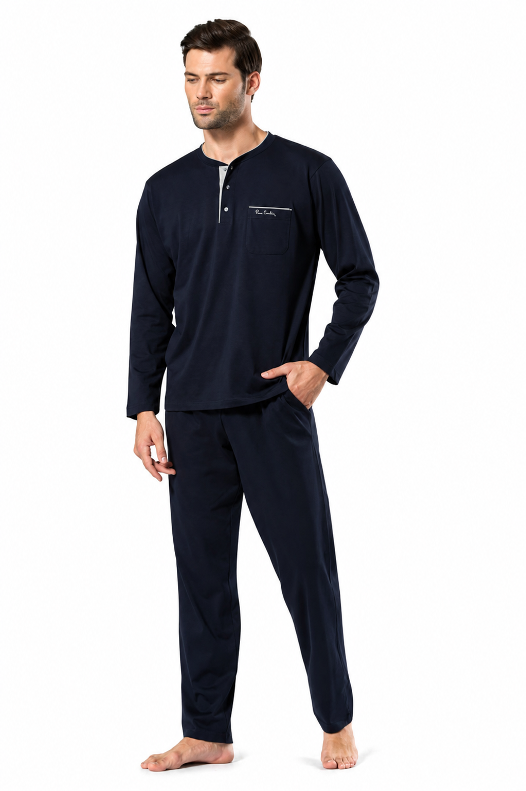 Pierre Cardin 5'li Rob Pijama Set Takım - 8