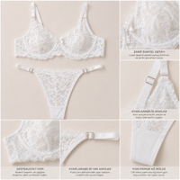 Beyaz Dantel Tanga Bralet Takım thumbnail 2