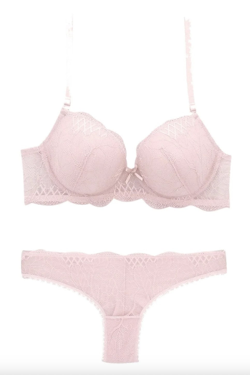 Pierre Cardin Pisa Push Up Dolgulu Dantelli Straplez Fantezi İç Çamaşır Takımı - 11