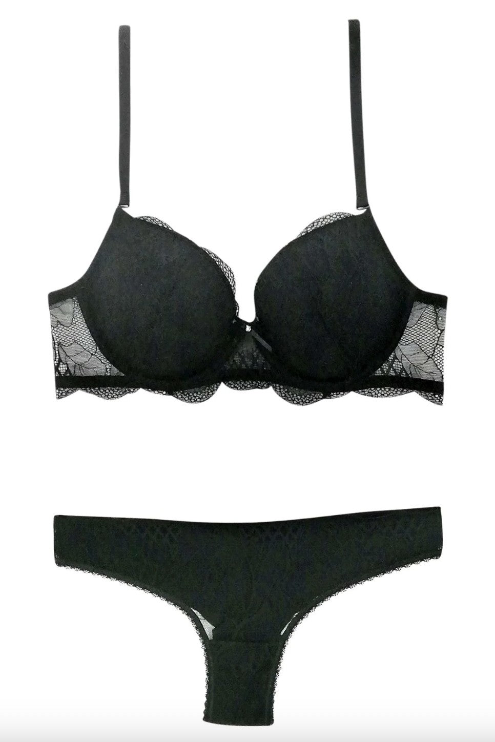 Pierre Cardin Pisa Push Up Dolgulu Dantelli Straplez Fantezi İç Çamaşır Takımı - 6