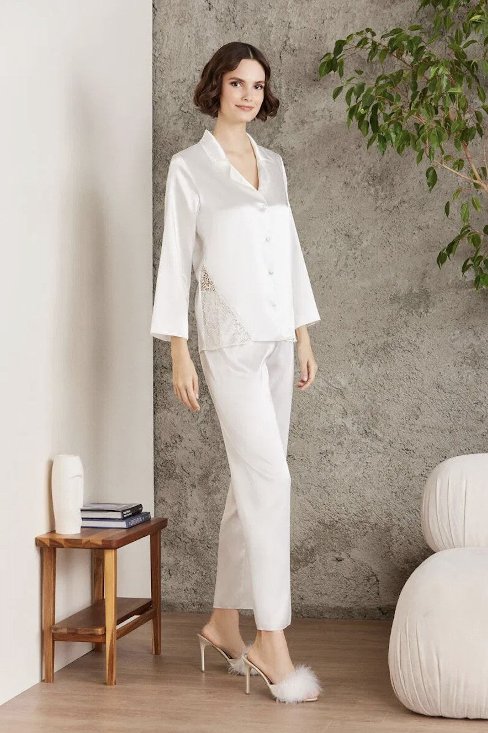 Pierre Cardin Saten Altılı Gelin Çeyiz Seti - 65