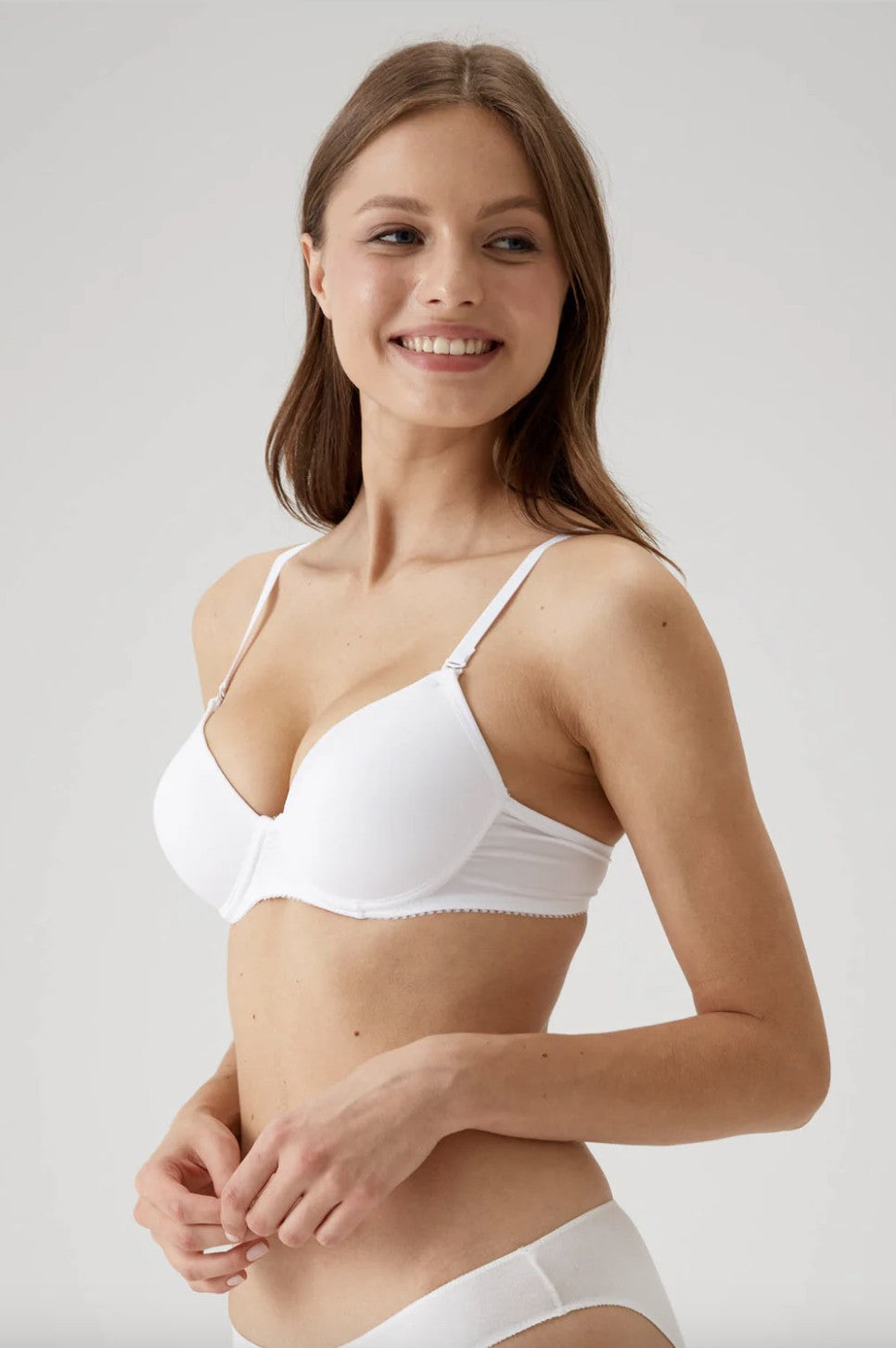 Pierre Cardin Adria Balenli Destekli / Push Up Dolgulu Micro Sütyen Askı Hediyeli - 22