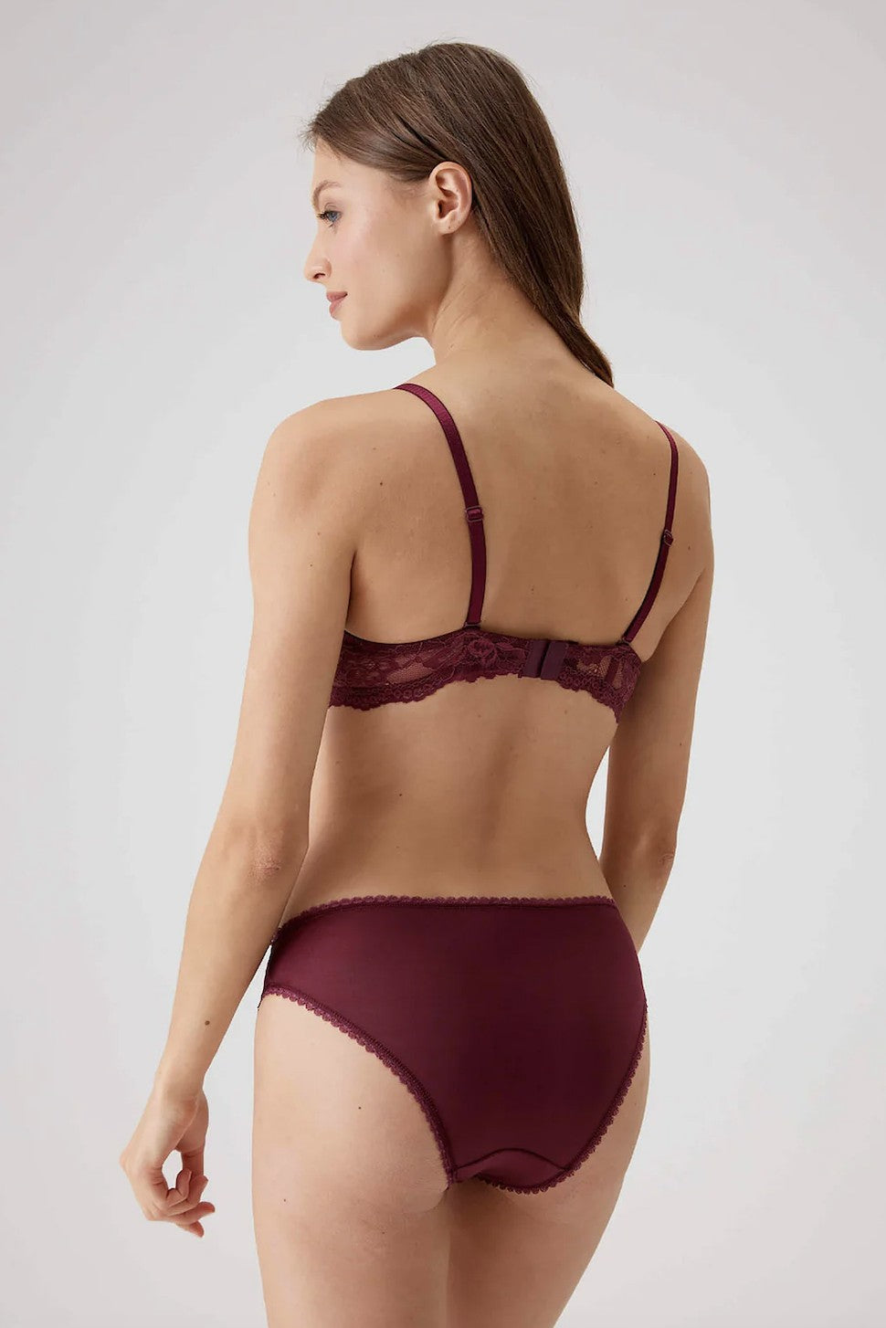 Pierre Cardin Milan Push Up Dolgulu Dantelli Çeyiz Sütyen ve Külot İç Çamaşır Takımı - 34
