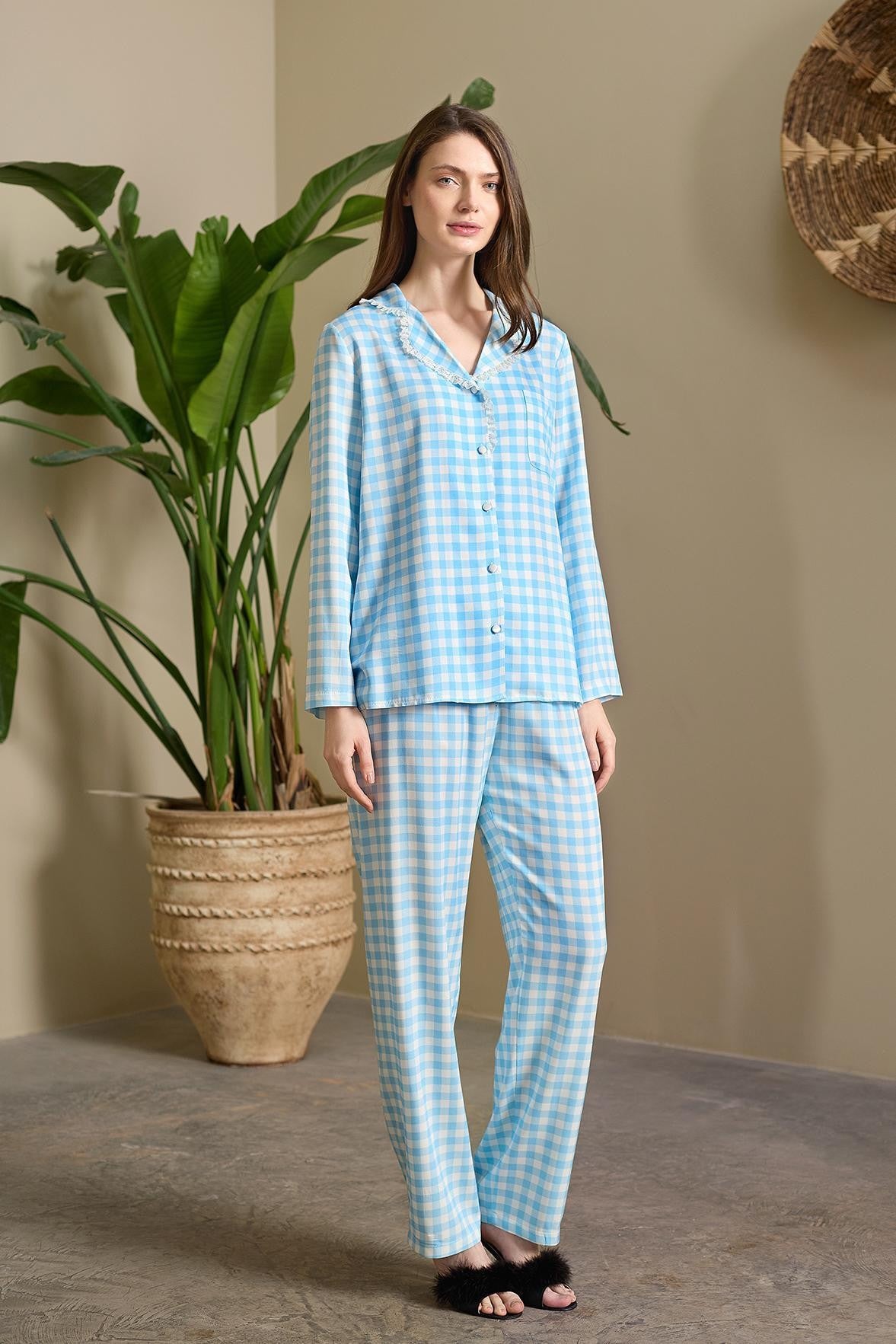 OYSOFT Pötikare Kadın Pijama Takımı - 11